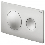 Viega 藏牆式水箱系統套裝：Prevista水箱連支架 (1140mm) + Visign for Style 20沖水面板 (磨砂銀)